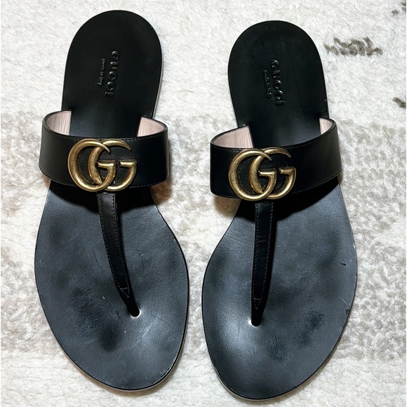 Gucci GG T-strap Sandal
